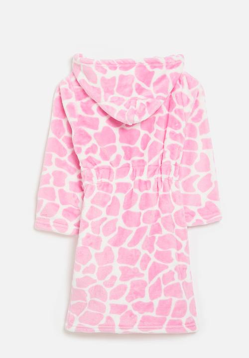 Pop Candy - Hooded gown - pink & white