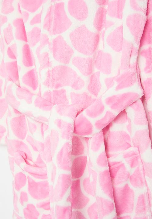 Pop Candy - Hooded gown - pink & white