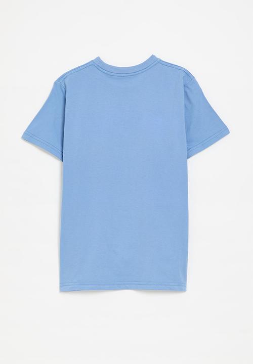 Billabong  - Arch wave short sleeve T-shirt - sky blue