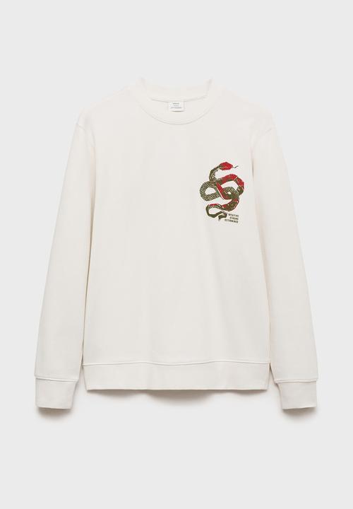 MANGO - Sweatshirt kraitc-h - offwhite
