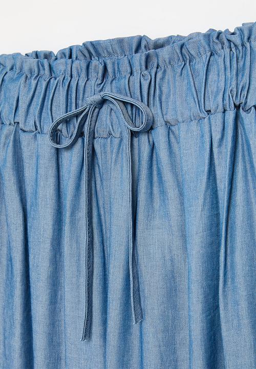 Pop Candy - Wide leg pants - dark blue