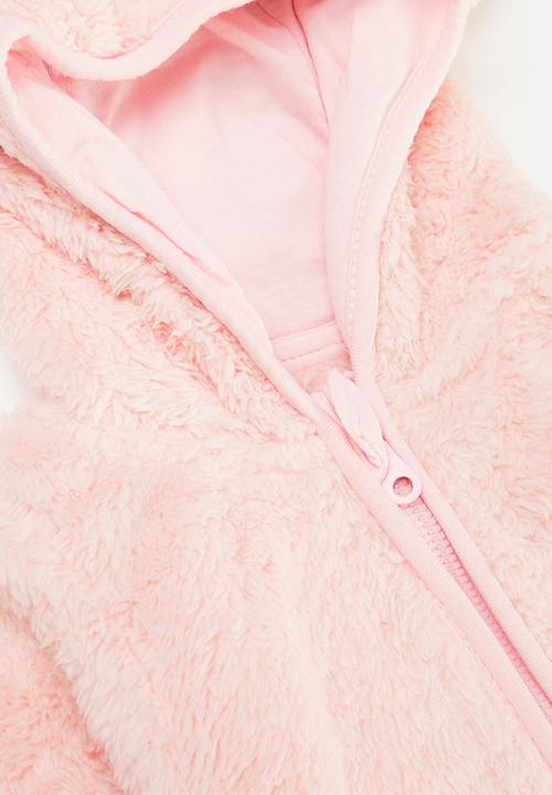 Pop Candy - Hooded zip thru jacket - pink