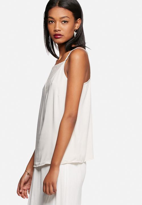 Vero Moda - Siwe lace cami