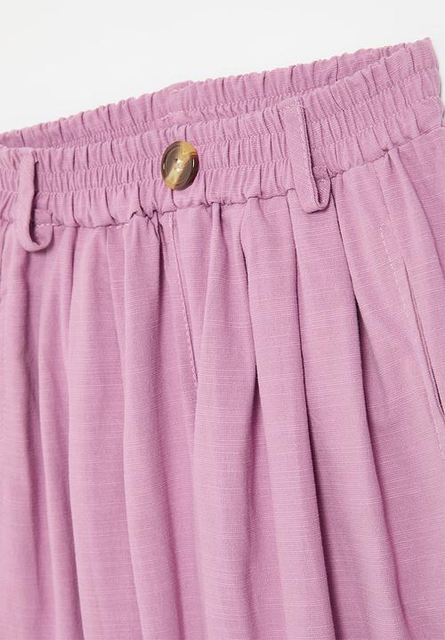 Pop Candy - Cropped pants - purple