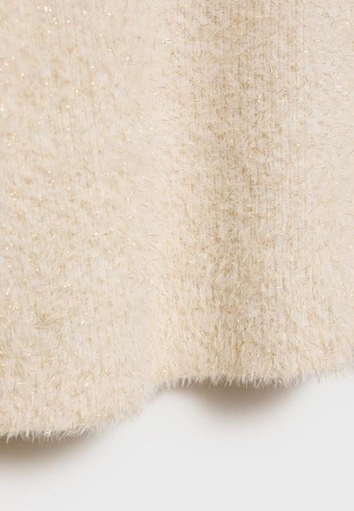 MANGO - Sweater Floreta - Light Beige
