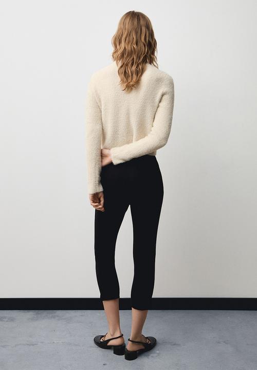 MANGO - Sweater Floreta - Light Beige