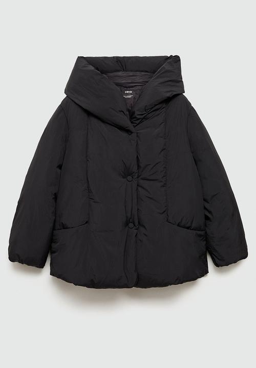 MANGO - Puffer Coat Live - Black