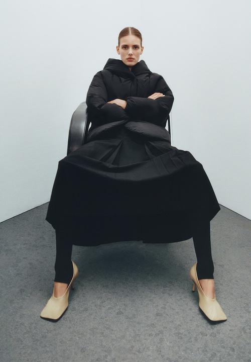 MANGO - Puffer Coat Live - Black