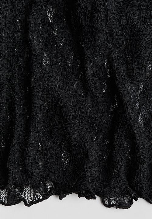 H&M - Lace top - Black