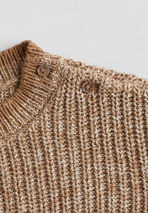 H&M - Cotton-knit jumper - beige