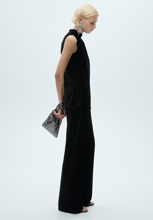MANGO - Trousers Xmarte - Black