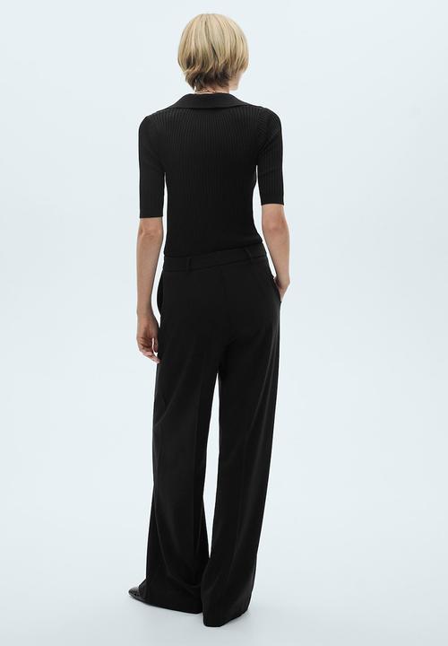 MANGO - Jumpsuit Luna -  Black