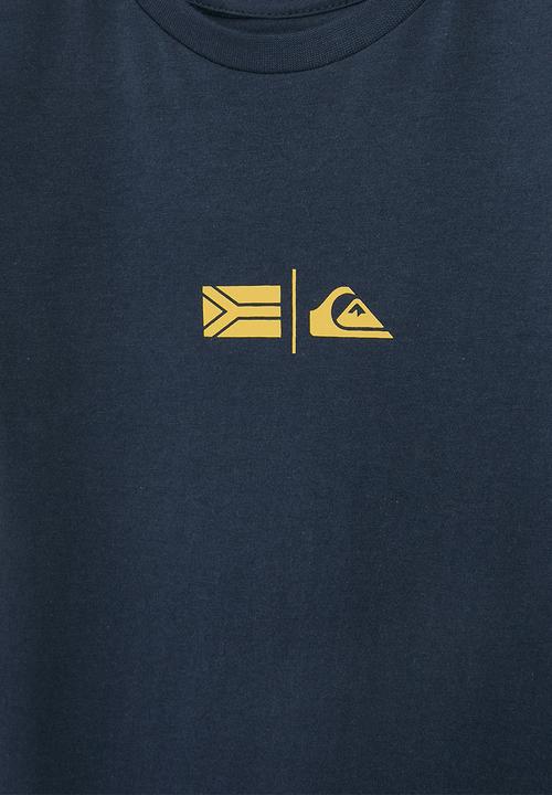 Quiksilver - Sa flagged short sleeve boy - dark navy