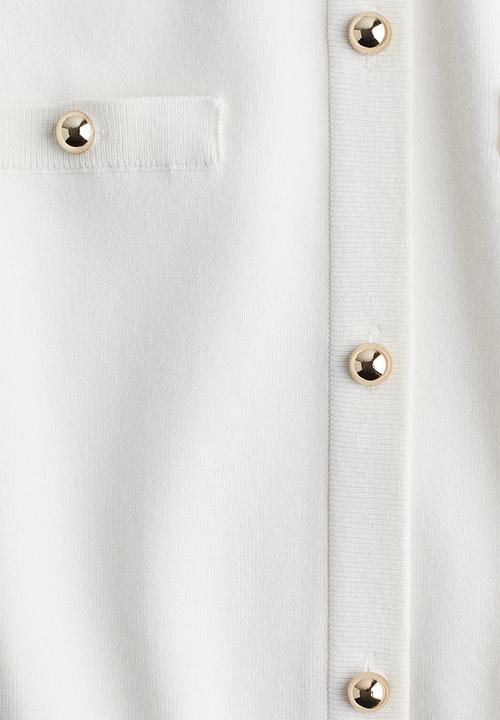 H&M - Knitted dress - white