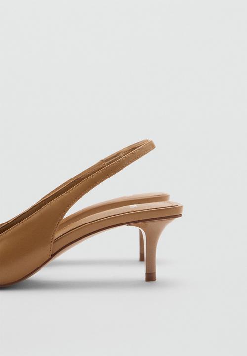 MANGO - Touly heel - medium brown