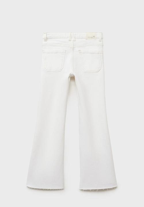 MANGO - Jeans flarexl8 - natural
