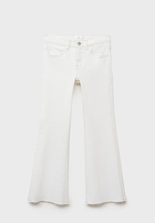 MANGO - Jeans flarexl8 - natural