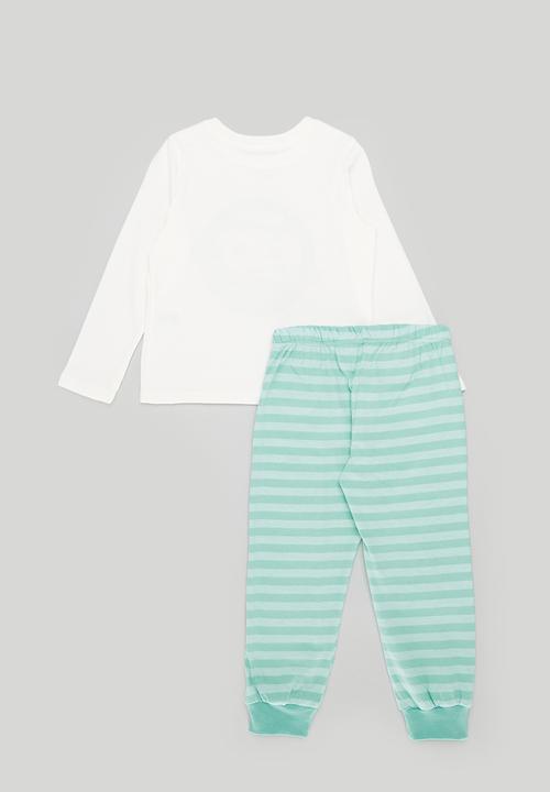 Pop Candy - Pj set - white & blue