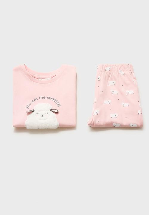 MANGO - Pyjama ovejita - pink