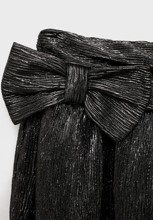 MANGO - Skirt bow - silver