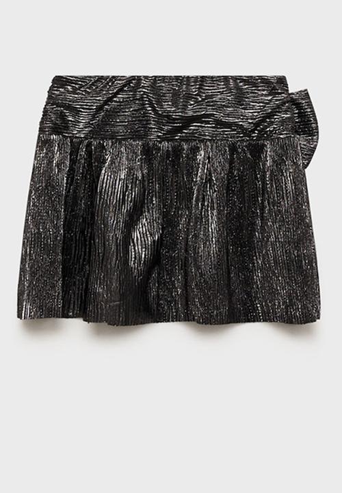 MANGO - Skirt bow - silver