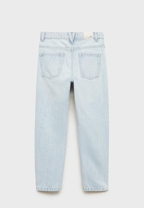 MANGO - Jeans mom8 - open blue