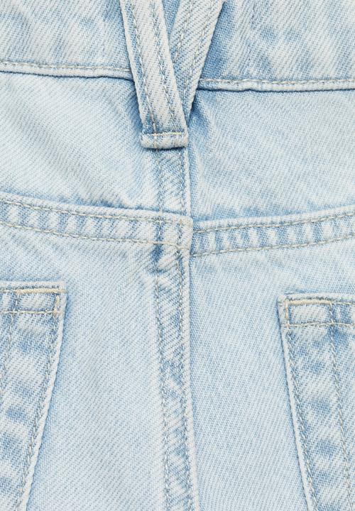 MANGO - Jeans mom8 - open blue