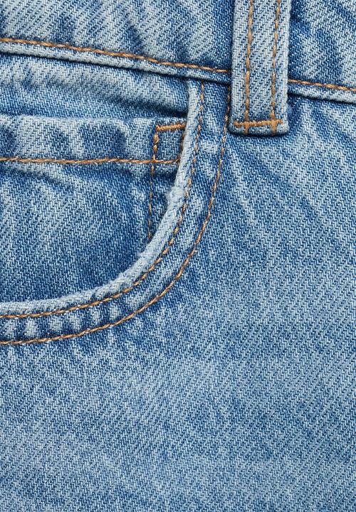 MANGO - Jeans mom8 - open blue