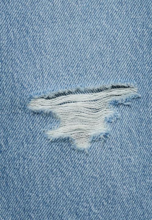 MANGO - Jeans mom8 - open blue