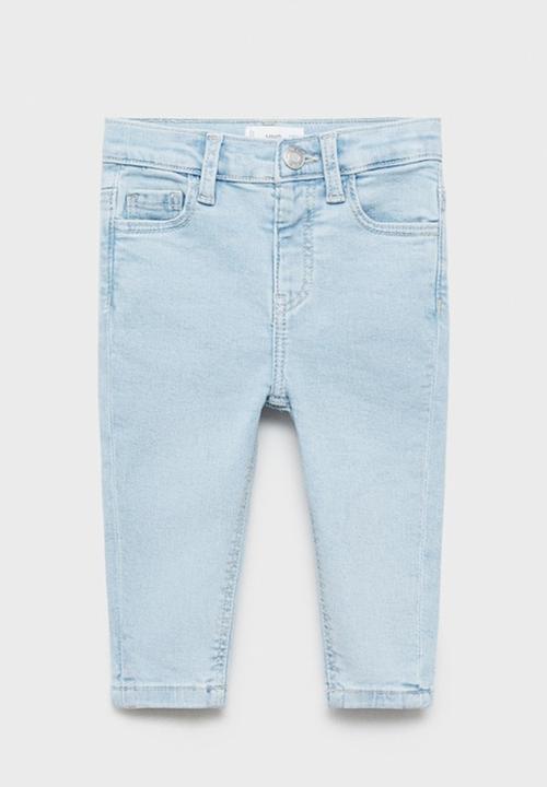 MANGO - Jeans elena - open blue