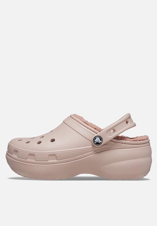 Crocs - Classic platform lined clog w - pink clay