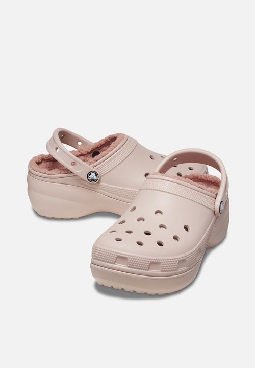 Crocs - Classic platform lined clog w - pink clay