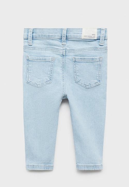 MANGO - Jeans elena - open blue