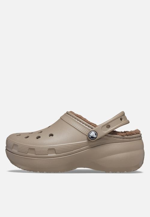 Crocs - Classic platform lined clog w - mushroom