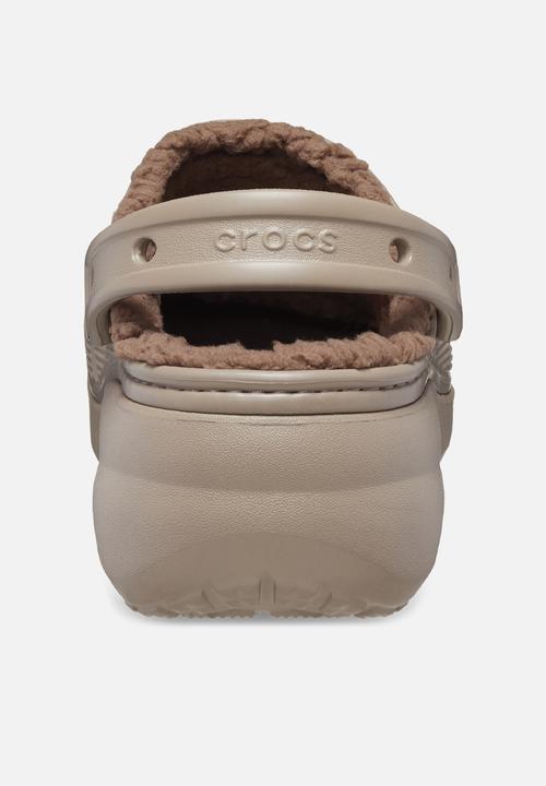 Crocs - Classic platform lined clog w - mushroom