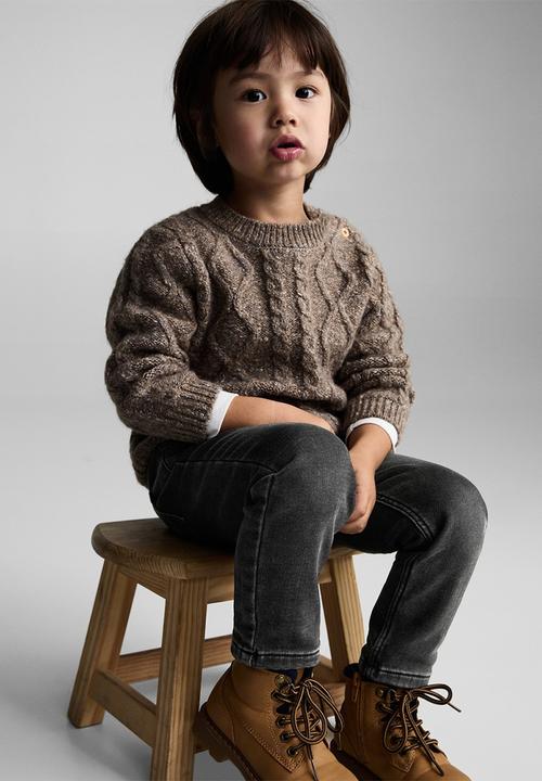 MANGO - Jeans pablo - open gray