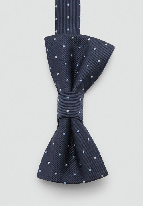MANGO - Bow tie punti - navy