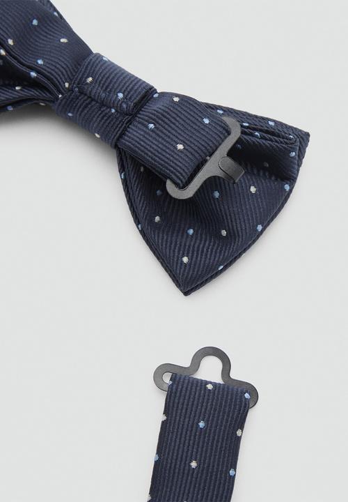 MANGO - Bow tie punti - navy
