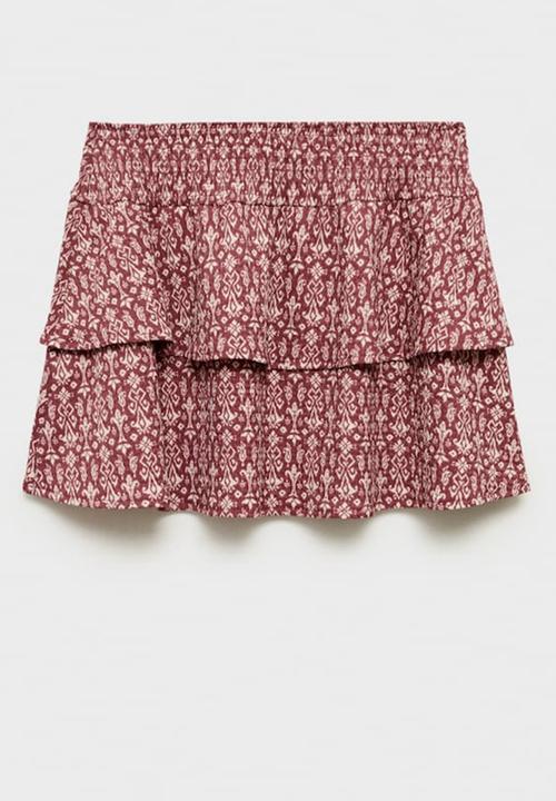 MANGO - Skirt selena - dark red