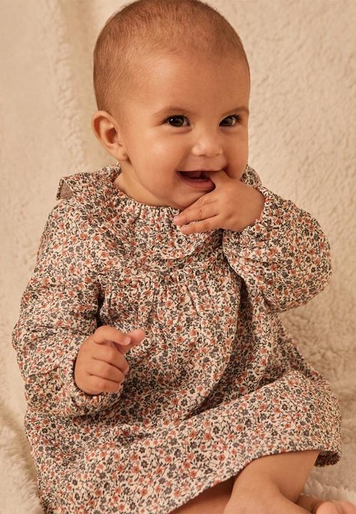 MANGO - Dress melton - natural