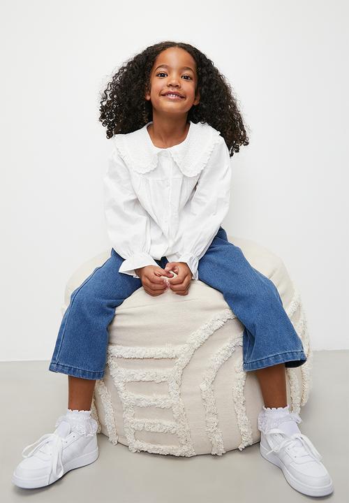 Pop Candy - Peter pan collar shirt - white
