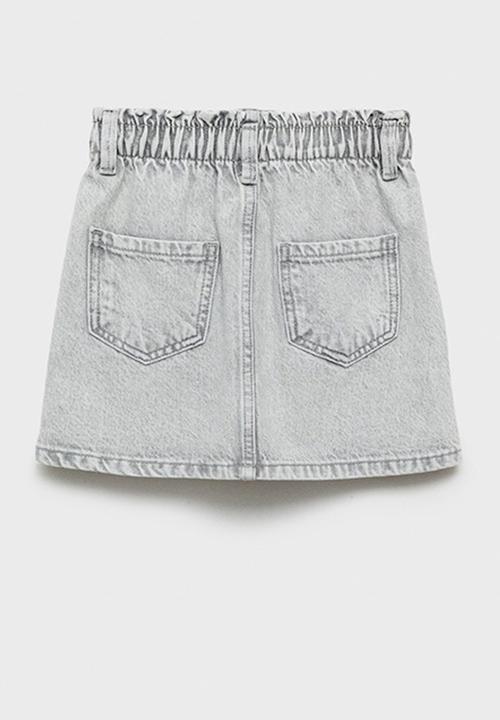 MANGO - Skirt cindy8 - open gray