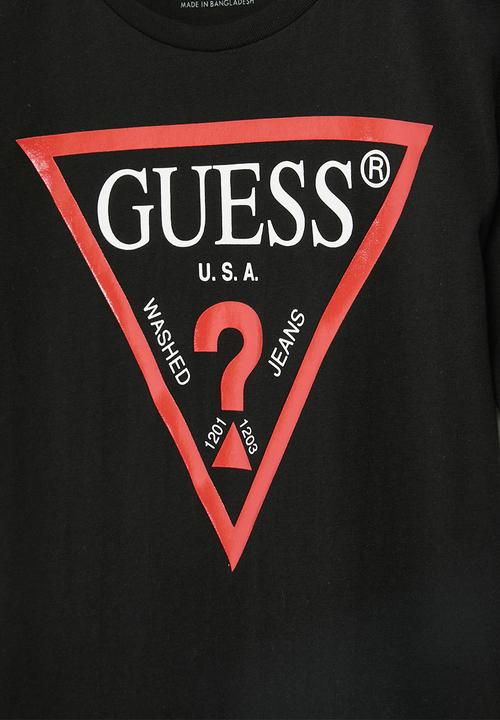 GUESS - Short sleeve T-shirt_core - jet black 