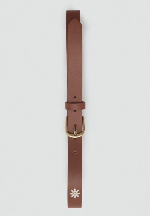 MANGO - Belt marga - brown