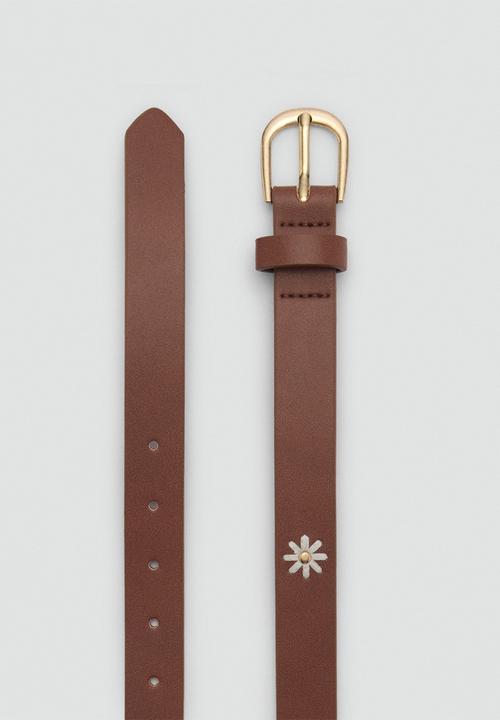 MANGO - Belt marga - brown