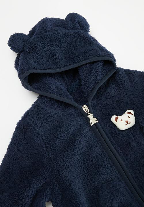 Pop Candy - Hooded track suit set-navy blue