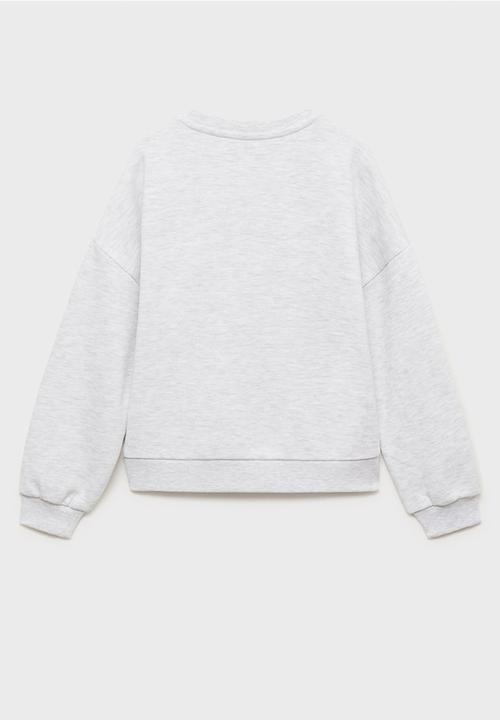 MANGO - Sweatshirt endless - lt pastel grey