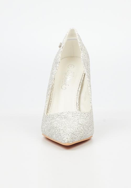 Miss Black - Lola 45 heel - white