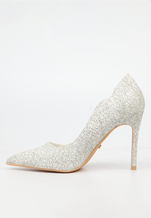 Miss Black - Lola 45 heel - white