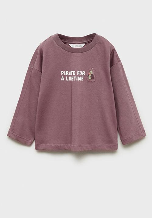 MANGO - T-shirt lifetime - dark red